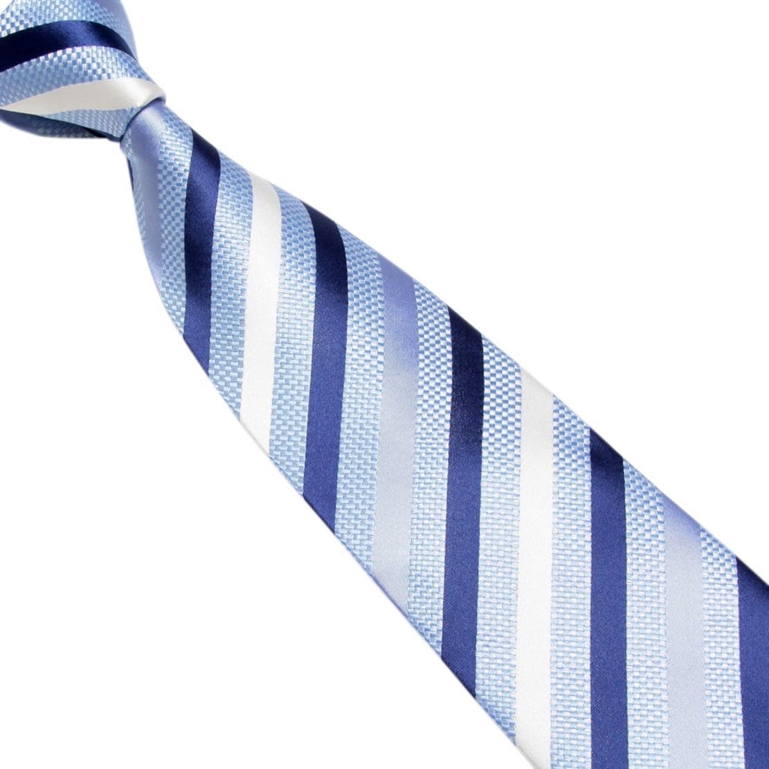 Gordon Bleu Stripe Tie - ALEX PALAUS Collection